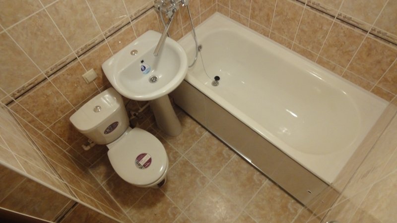 Недорогой ремонт ванной в хрущевке